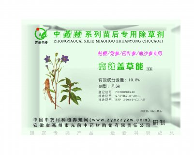 桔梗（党参 南沙参）苗后专用除草剂